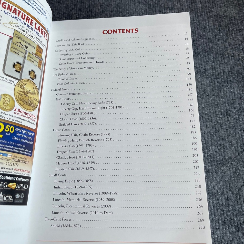 Whitman Guide Book of US Coins Mega Red 3rd Edition Yeoman Bressett 2017 - Picture 9 of 13